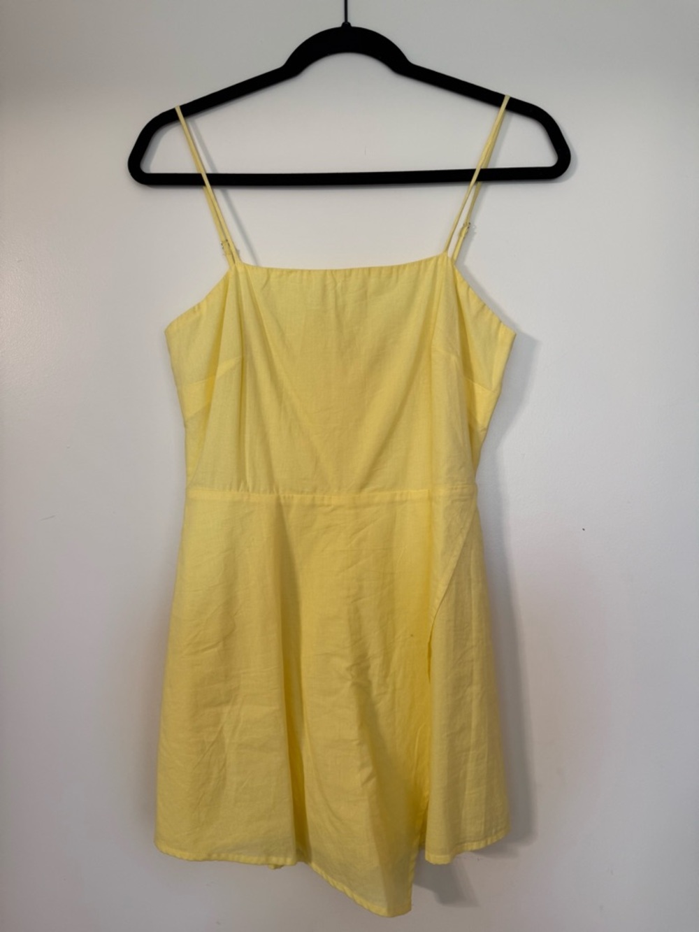 Altar’d State Yellow Spaghetti Strap Romper